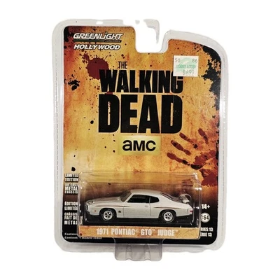 Greenlight Hollywood The Walking Dead 1971 Pontiac GTO Judge Diecast 1:64 New - Image 1 of 4