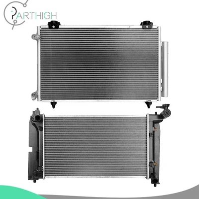 For 2005-2008 Toyota Corolla Matrix Car Radiator & A/C Condenser Cooling Kit - Image 1 of 4