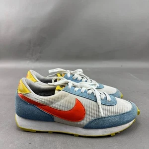 Nike Daybreak Sneakers Women's Size 8 DM8330-400 Retro Mesh Suede Blue Orange - Picture 1 of 8