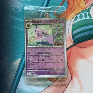 Espeon (Best Buy Exclusive) 086/197 Pokémon Obsidian Flames Stamped Sealed Promo - Bild 1 von 2