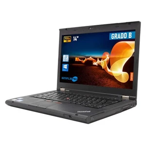 PC Laptop Lenovo T430 I5 14 " Win 10 Keyboard Italian 8 GB Reconditioned - Picture 1 of 4