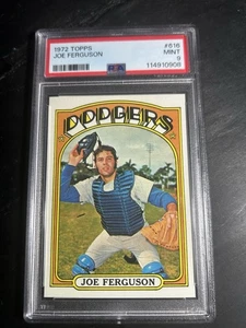 1972 Topps #616 Joe Ferguson RC PSA 9 Los Angeles Dodgers come nuovo - Foto 1 di 2