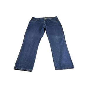 Vtg Cabela's Jean Men 42x30 Classic Fit Straight Leg Denim Heavy Cotton Workwear - Picture 1 of 12