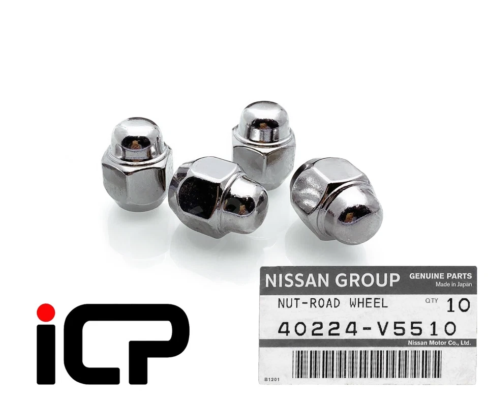 4 tuercas de rueda genuinas se adaptan a: Nissan 200SX Silvia S13 CA18DET 4 pernos Foto 1 de 1