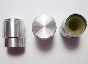 Drehknopf knopf 12,8mm x 16mm Aluminium 6mm Steckachse #15-64#ßf - Bild 1 von 1
