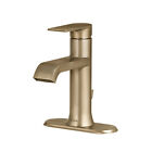 Moen Genta Bathroom Faucet Bronzed Gold 1-Handle Single Hole WS84760BZG