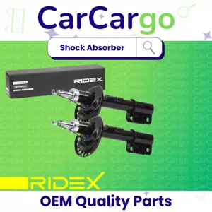 Pair X2 Front Shock Absorbers Gas for RENAULT Clio III 2005 2014 OE Quality - Picture 1 of 3