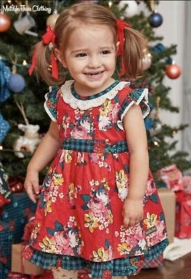 Bebé Niñas Matilda Jane Momentos Contigo Vestido Azúcar Ciruela 6-12 Meses Navidad Foto 1 de 4