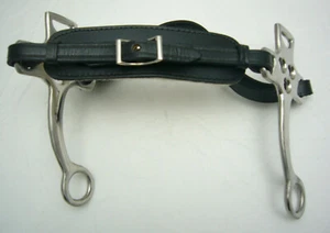 Hackamore aus schwarzem Leder cob - Bild 1 von 2