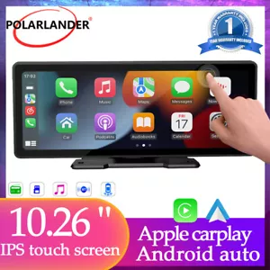 10.26 inch Bluetooth Android Auto Car Stereo Touch Screen Wireless Apple Carplay - Picture 1 of 18