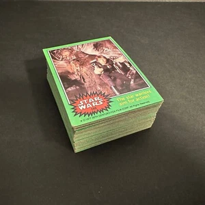 1977 Vintage Topps STAR WARS: SERIES 4 Cards Complete Set ERROR 207 Green - Picture 1 of 10