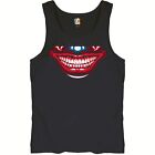 Bloodied Clown Grin Tank Top Creepy Scary Halloween Men's Top