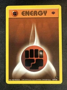 Pokemon TCG 127/132 Lucha Energía Gimnasio Desafío 1ª Edición Casi Nuevo - Imagen 1 de 2