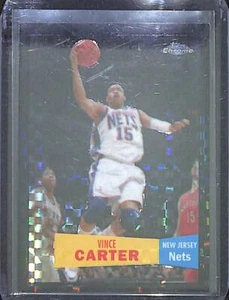 2007-08 Topps Chrome Black XFractor #28 Vince Carter No 49 of 50 - Picture 1 of 2