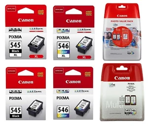 Original Canon PG-545 CL-546 PG545XL CL546XL Druckerpatronen - Bild 1 von 12