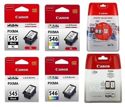 Original Canon PG-545 CL-546 PG545XL CL546XL Druckerpatronen - Bild 1 von 4