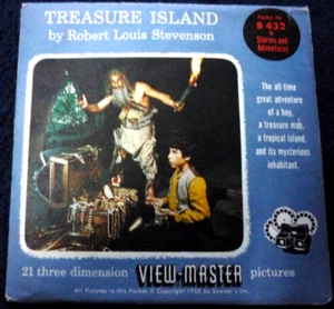 View-Master Treasure Island RL Stevenson 3 reel packet & booklet B432 - Picture 1 of 3