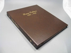 Dansco Album #7175 Silver PEACE Dollars 1921-1935. w/ 11 coins VG-AU. - Picture 1 of 9