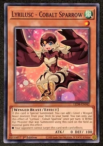 Lyrilusc - Gorrión de cobalto | LED8-EN042 | Común | 1a Edición | YuGiOh JCC - Imagen 1 de 3