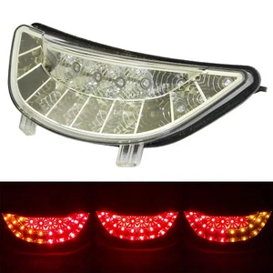 Chrome Led Tail Brake Turn Signal Light Clear For 2009-2018 YAMAHA Vmax VMX 1700 - Picture 1 of 8