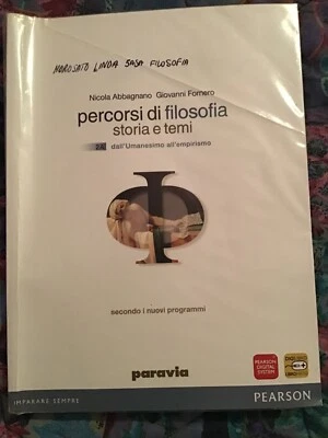 percorsi di filosofia 2 filosofia,pedag.-manuali abbagnano/fornero 9788839530967 - Immagine 1 di 4