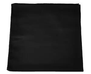 Baumwolltuch schwarz Halstuch 100 x 100 cm Bikertuch Kopf Mund - Gesichtsschutz - Bild 1 von 6