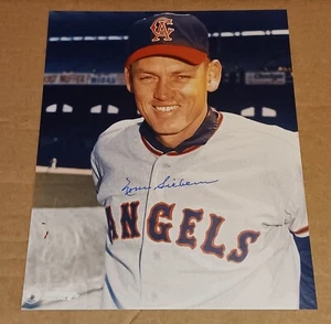 NORM SIEBERN California Angels SIGNED AUTOGRAPHED 8x10 Photo COA BASEBALL - Picture 1 of 1