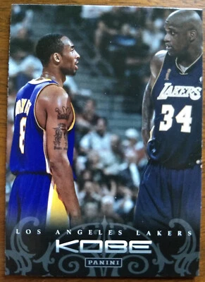KOBE BRYANT, 2012-13 PANINI ANTHOLOGY #93, w/ SHAQ, LAKERS - Image 1 of 2