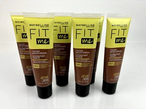 Lot Of 6 MAYBELLINE Tinted Moisturizer FIT ME  368 For All Skin Types 1oz. New - Picture 1 of 4