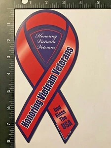 EHRUNG VIETNAM VETERANEN 4""X8"" BANDMAGNET (USAF, US ARMEE, USN, USMC, USCG) - Bild 1 von 2