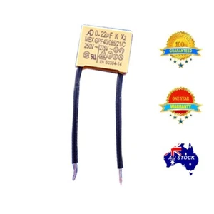 X2 Safety capacitor for Power tool Fan Motor 275V AC 0.22uf 2 wires - Picture 1 of 3
