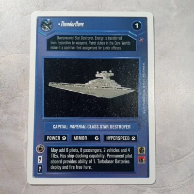 Thunderflare - Second Anthology - Star Wars CCG Customizeable Card Game SWCCG - Image 1 of 2