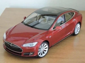 Tesla Diecast Model S P85 P100D 1:18 Gift collection Official Brand New red gary - Picture 1 of 12