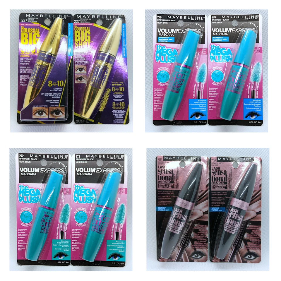 2X Maybelline Mascara Colossal Sensational Volume Express ~ YOU CHOOSE ~ - Image 1 of 1