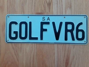 South Australia SA Vanity Nummernschild " GOLFVR6 " - Golfer Golf Golfen - Bild 1 von 1