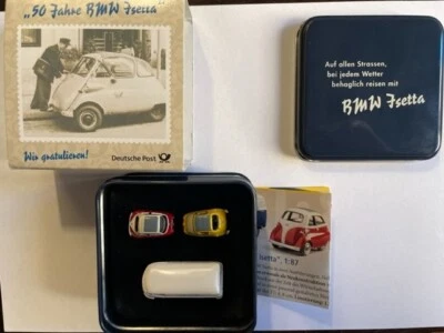 MODELLINI AUTO 1:87 MARCA BUB  - SET "50 JAHRE BMW ISETTA" (VEDI DESCRIZIONE) - Immagine 1 di 4