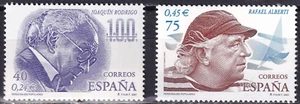 ESPAÑA - 2001  - Personajes - Edifil  3783/3784 - Musica y Literatura - MNH - Imagen 1 de 1
