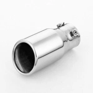 2" 52MM Inlet Exhaust Tip Stainless Steel Bolt On Slant Cut 2.75" 70MM Out - Picture 1 of 5
