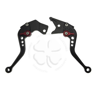Palancas de freno y embrague CNC Shorty negras para Suzuki GSXR 600 750 95 mango manual Foto 1 de 4