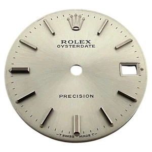 Rolex Oysterdate genuino precisión 31 mm esfera plata 6466 - Imagen 1 de 4