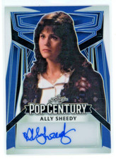 2023 Leaf Pop Century Ally Sheedy BA-AS1 Blue 18/25 Auto Autograph BW11 Holo