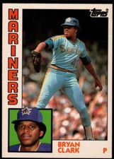 1984 Topps Tiffany #22 Bryan Clark NM+++ Mariners