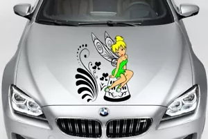TINKERBELL TRIBAL VINYL DECAL CAR TRUCK HOOD SIDE COLOR - Foto 1 di 1