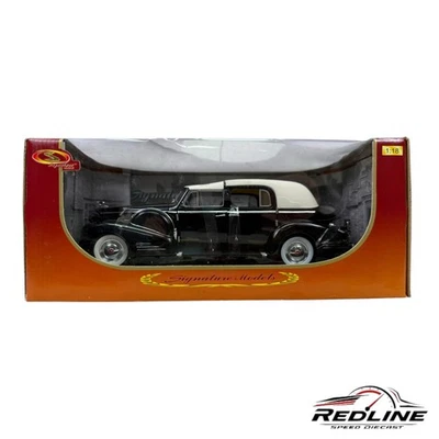🇺🇸🇺🇸Signature Models 1938 Cadillac V16 Fleetwood Black 1:18 B2🇺🇸🇺🇸 - Image 1 of 4