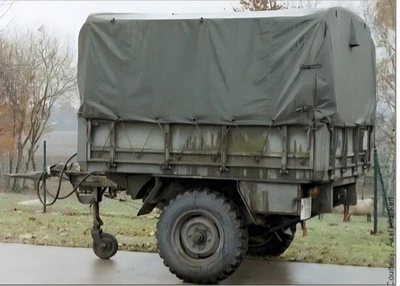 resin Bausatz 1:87 Anhänger 1,5 ton PP Version 2 militär Arsenal m panzer  - Bild 1 von 4