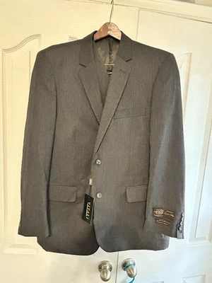 Traje de tres piezas Vitali chaleco para hombre tela suave con brillo M1953 gris Foto 1 de 4