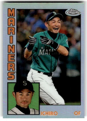 2019 Topps Chrome Ichiro 1984 Topps Baseball 35th Anniversary #84TC-14 - Image 1 of 2