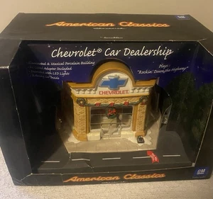 American Classics Chevrolet Car Dealership GM Building Spins Music Lights Video - Picture 1 of 12