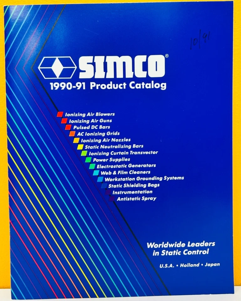 Catálogo de produtos Simco 5200522 1990-91. - Imagem 1 de 2