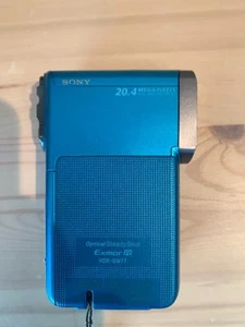 Sony HDR-GW77V Handycam Blue HD Video Camera Recorder Tested Working - Picture 1 of 14
